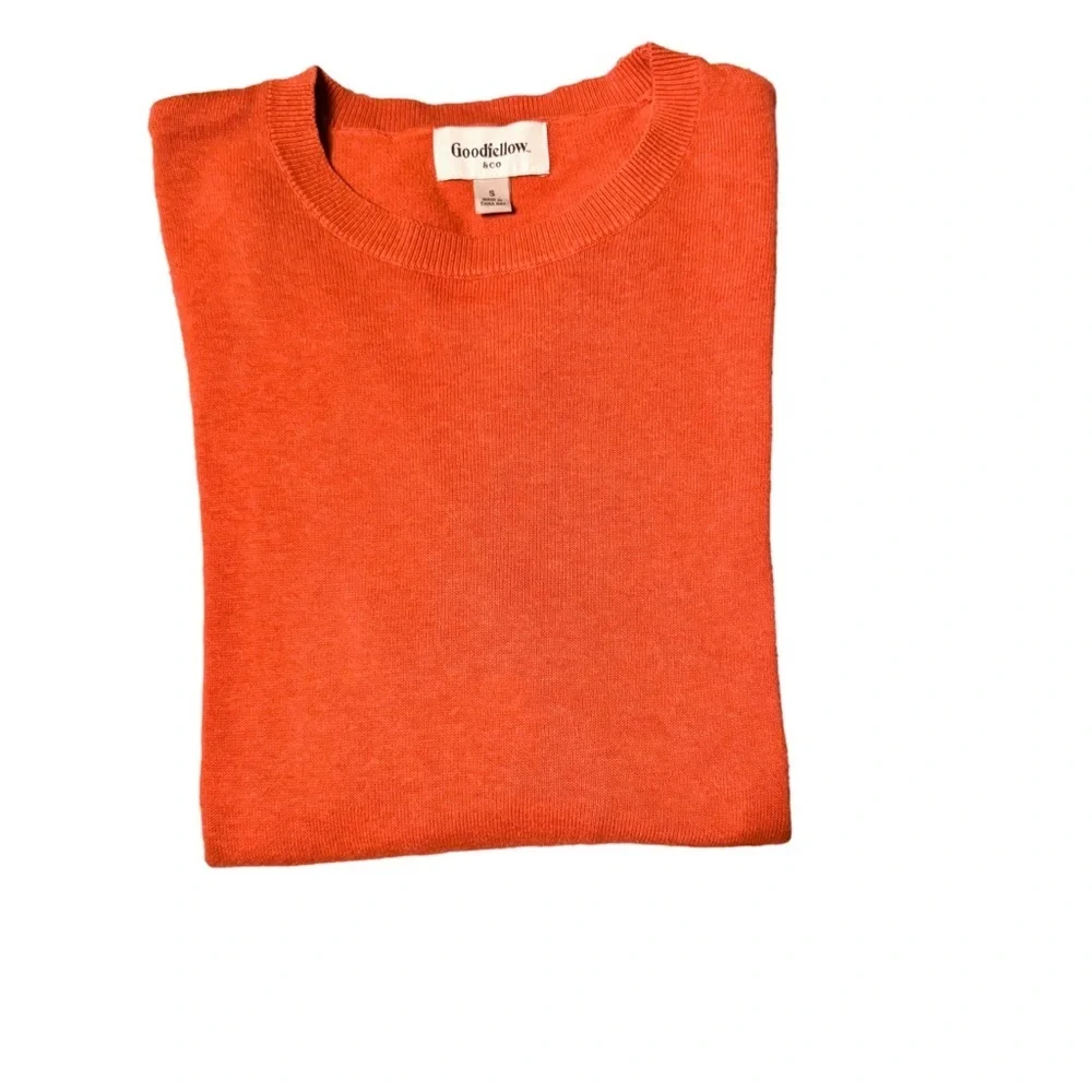Goodfellow & Co Men's Orange Crewneck Sweater size small